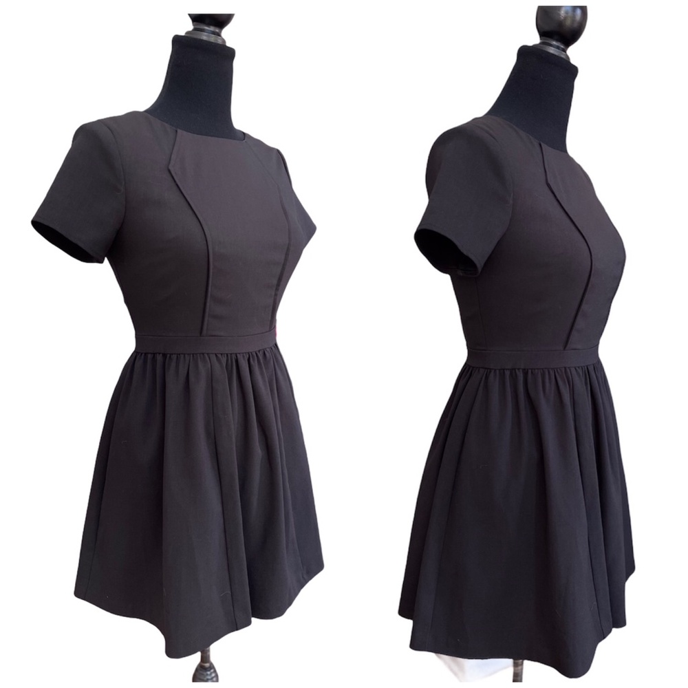 Gianni Bini Short Sleeve Classic Black Dress Sz XS - Picture 4 of 8